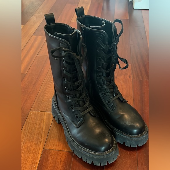Steven madden vegan combat boots EU37 Bristal boots - Picture 1 of 6